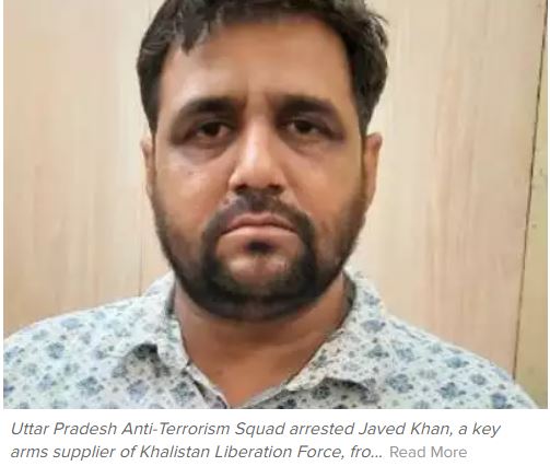 UP ATS arrests key arms supplier of Khalistan Liberation Force